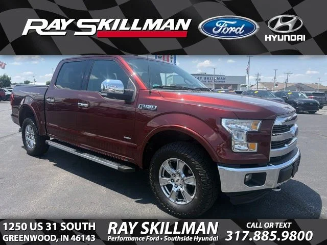 Used 2016 Bronze Fire Metallic Ford Lariat image 1