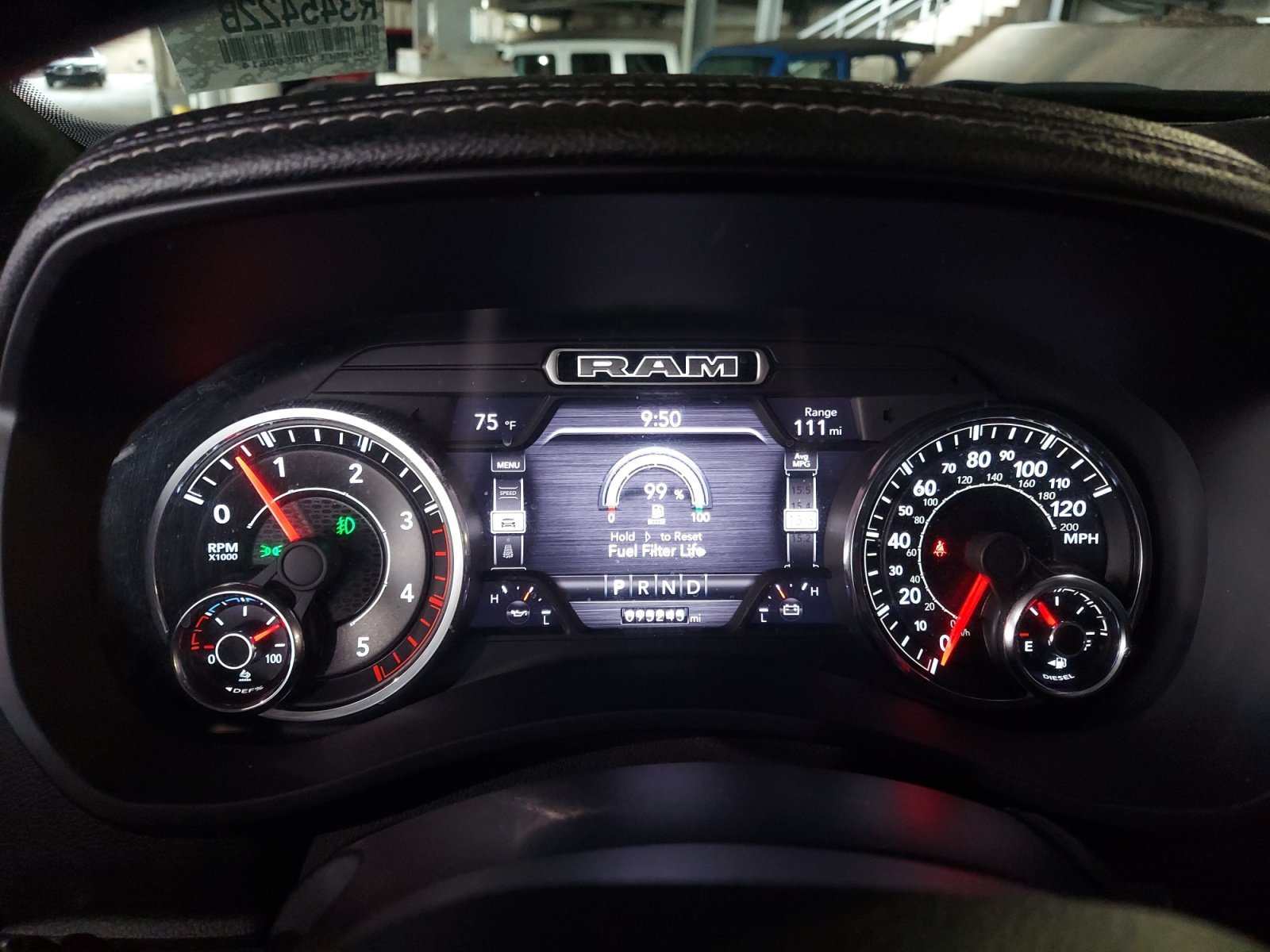 Used 2021 Diamond Black Crystal Pearlcoat Ram Laramie image 20