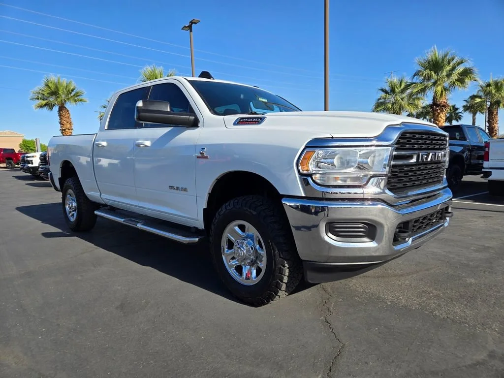 Used 2022 Bright White Clea Ram Big Horn image 1