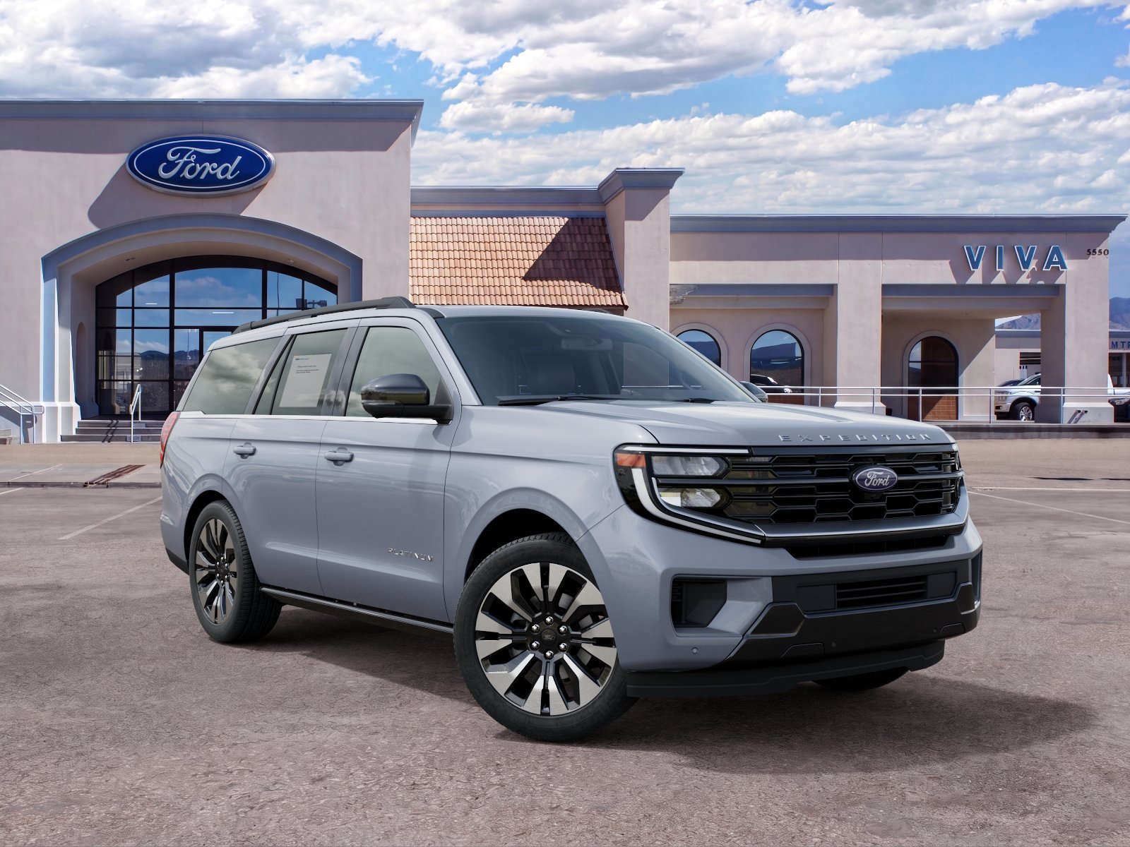 New 2027 Glacier Gray Metallic Tri-Coat Ford Platinum image 4