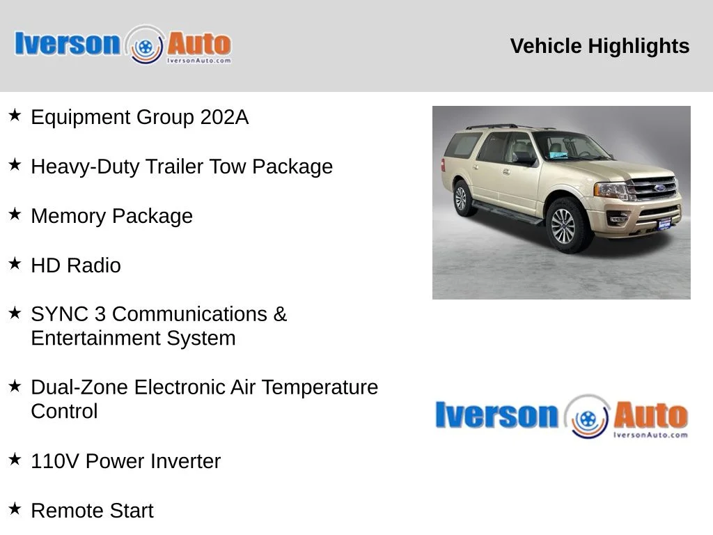 Used 2017 Ford Expedition XLT with VIN 1FMJK1JTXHEA37631 for sale in Huron, SD