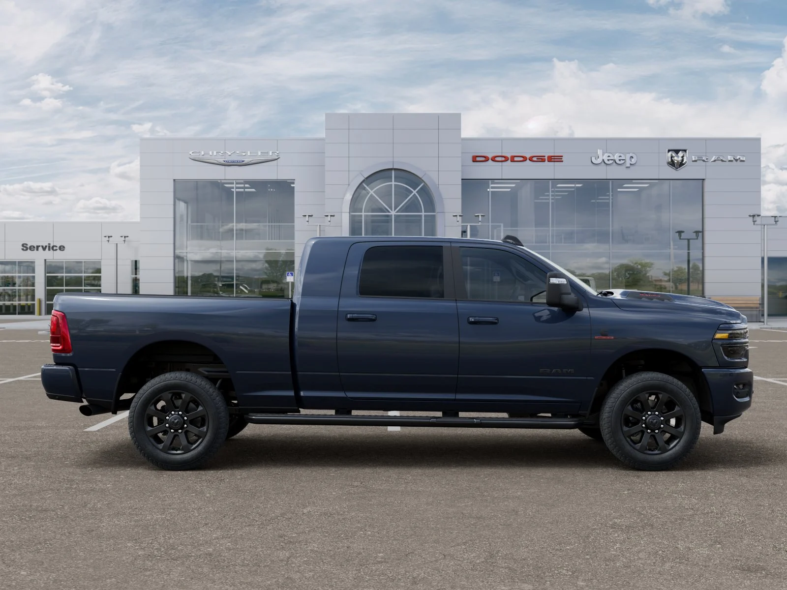 New 2026 Forged Blue Metallic Exterior Paint RAM Laramie image 64