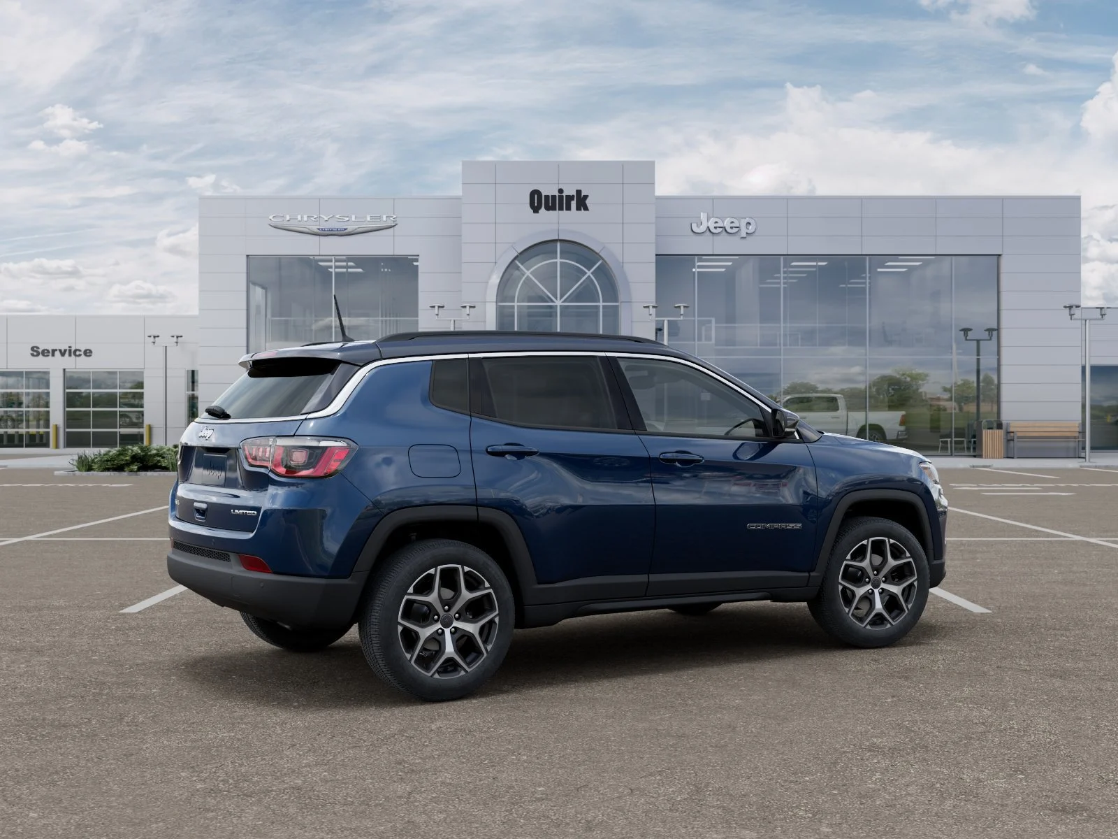 New 2026 Fathom Blue Pearl-Coat Exterior Paint Jeep Limited image 4
