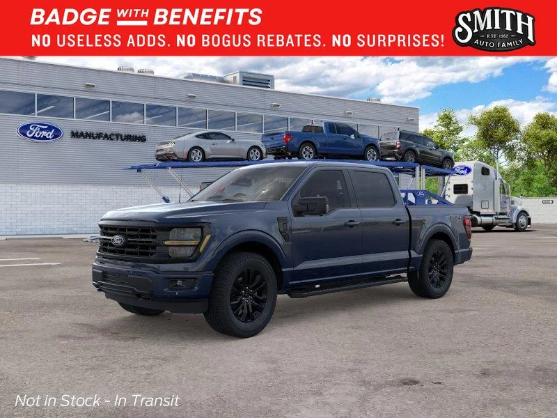 New 2026 Antimatter Blue Metallic Ford XLT image 1