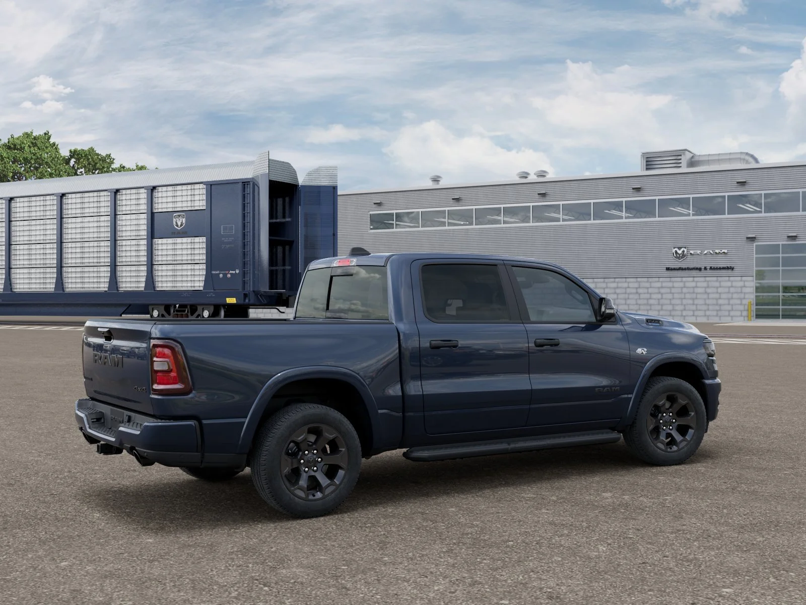 New 2026 Forged Blue Metallic Exterior Paint RAM BIG HORN image 2