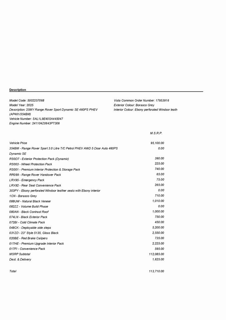 2025 LAND ROVER RANGE ROVER SPORT - Image 2