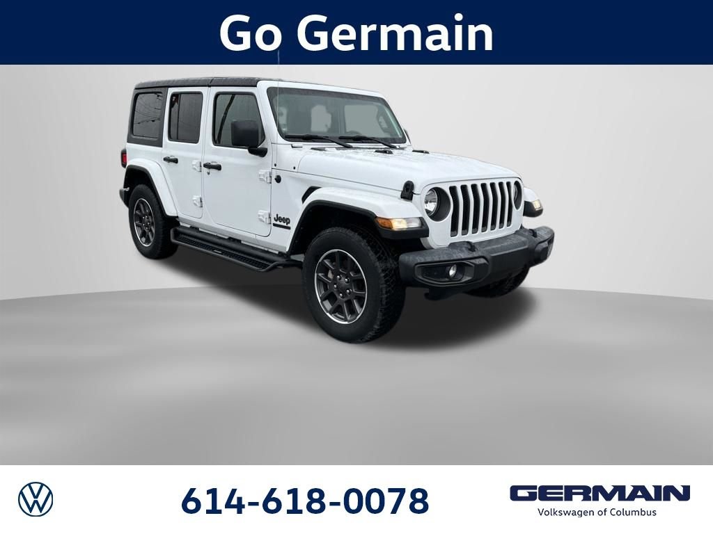 Used 2021 White Jeep Unlimited Sport image 11