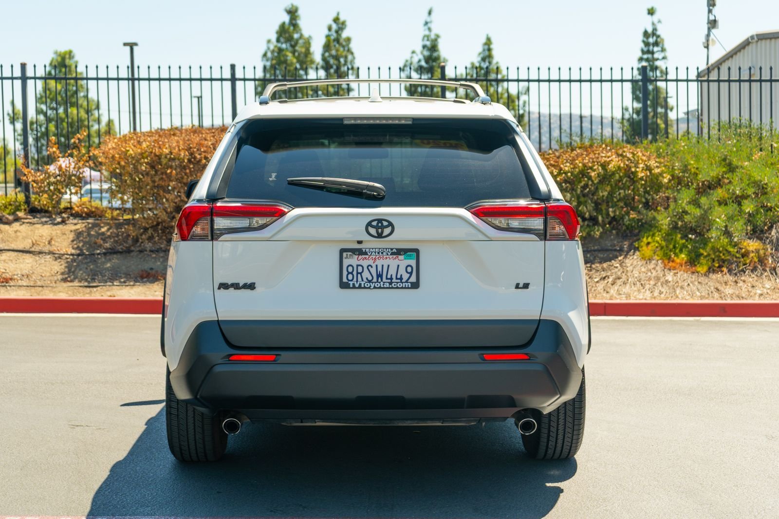 Used 2020 Super White Toyota LE image 9