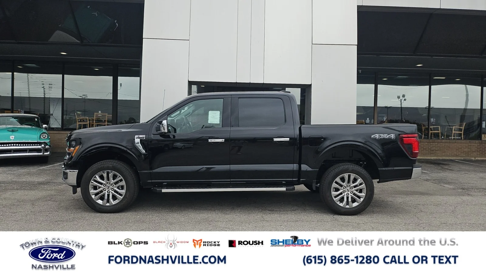 New 2026 Agate Black Metallic Ford XLT 4WD image 2