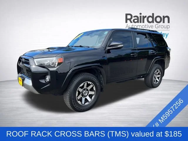Used 2021 Midnight Black Metallic Toyota TRD Off Road Premium image 3