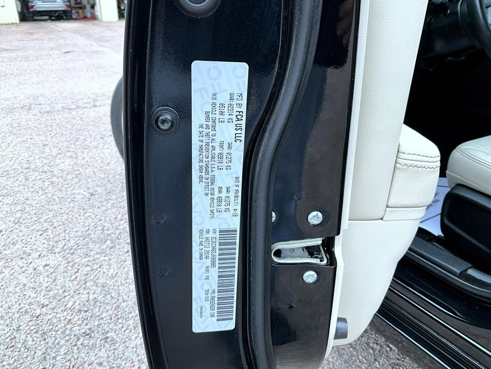 Certified Used 2018 Black Chrysler Touring image 25