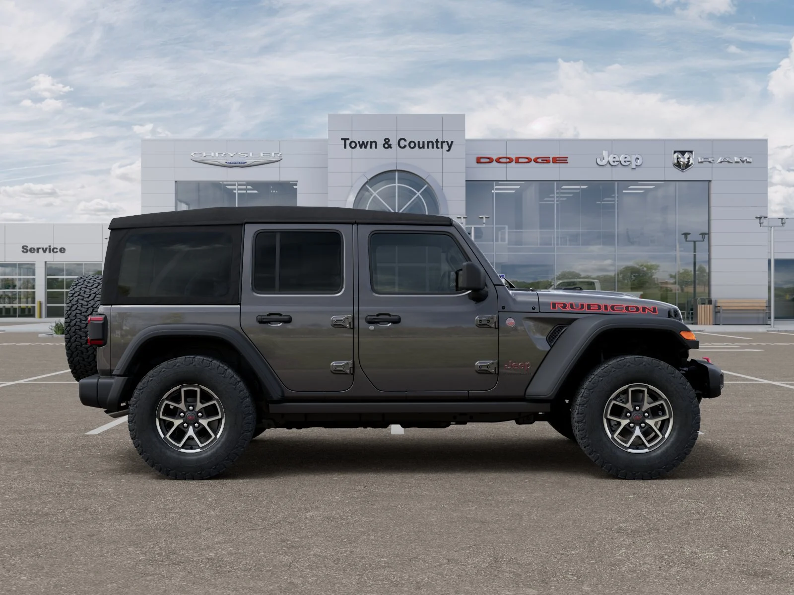 New 2026 Granite Crystal Metallic Clear-Coat Exterior Paint Jeep Rubicon image 42