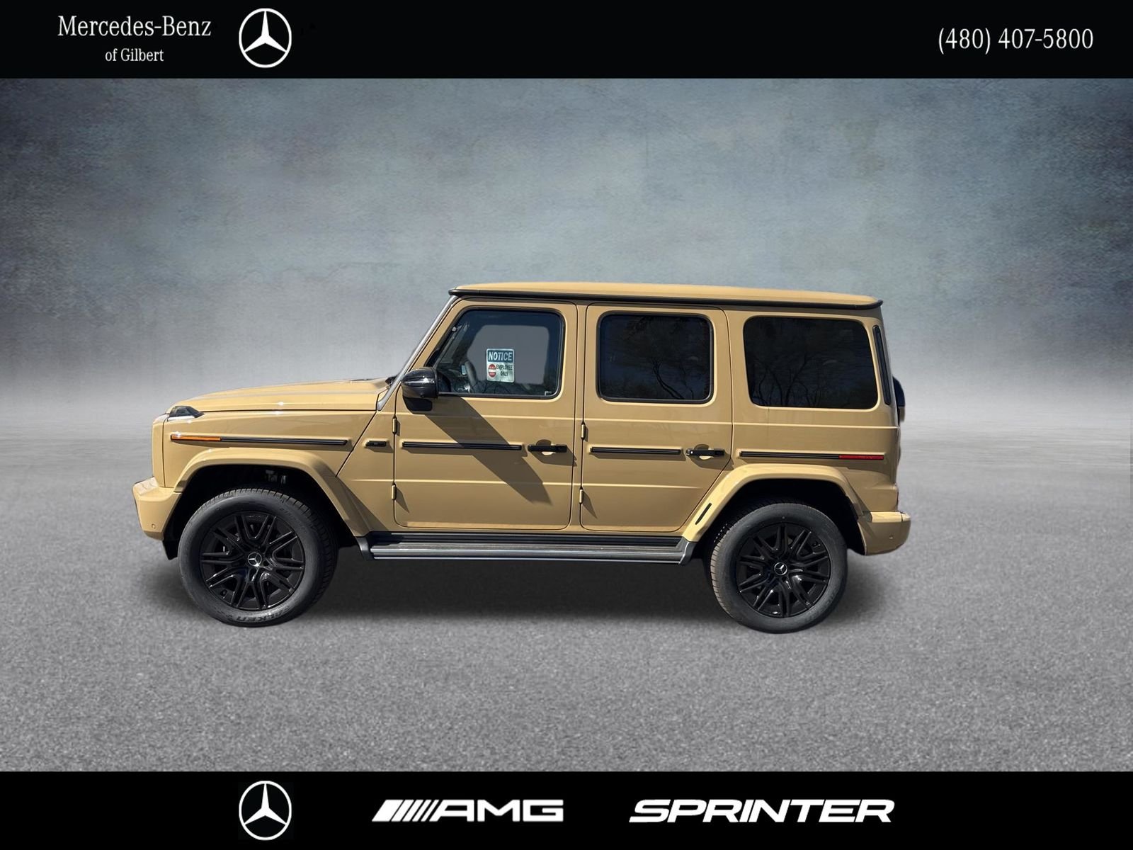 New 2025 MANUFAKTUR Desert Sand non-metallic Mercedes-Benz G 580 image 3