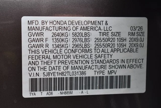 New 2026 Liquid Carbon Metallic Acura Advance Package image 25