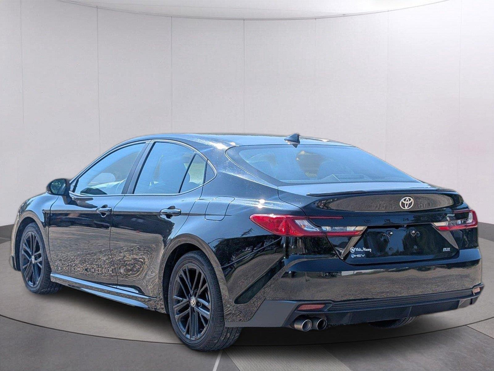Used 2025 Midnight Black Metallic Toyota SE image 3