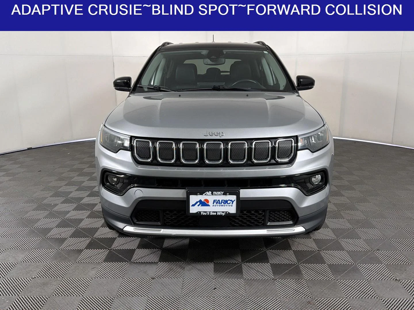 Used 2022 Billet Silver Metallic Clearcoat Jeep Limited image 4