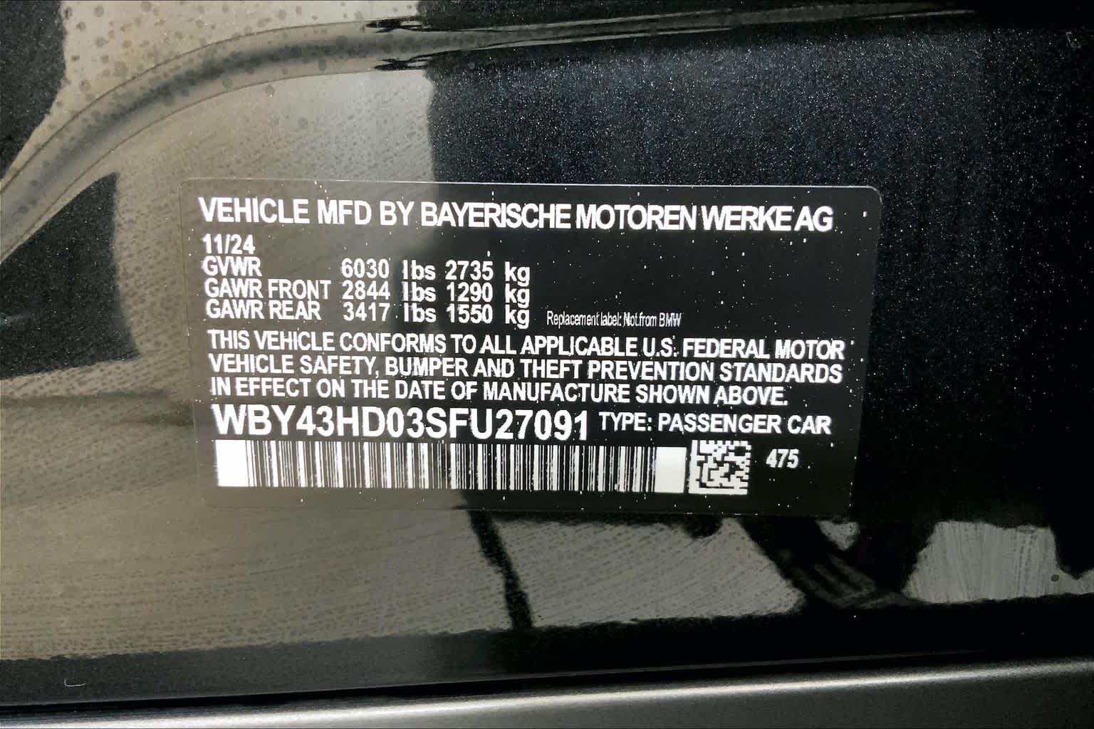 Certified Used 2025 Black Sapphire Metallic BMW xDrive40 image 36