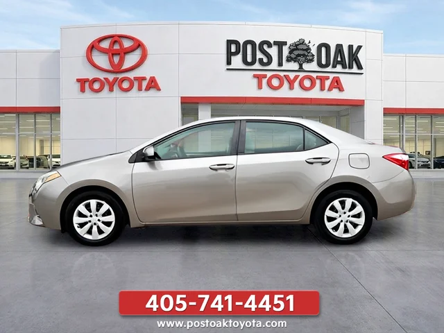 Used 2015 Toyota Corolla LE with VIN 2T1BURHE1FC280348 for sale in Midwest City, OK
