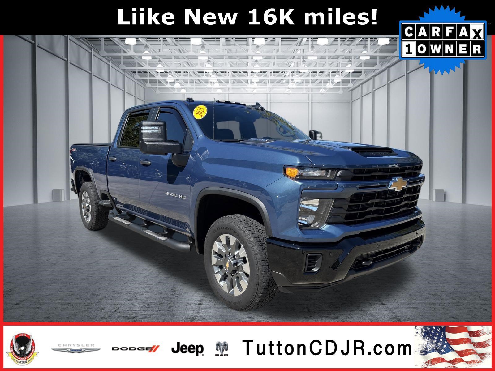 Used 2025 Lakeshore Blue Metallic Chevrolet Custom image 1