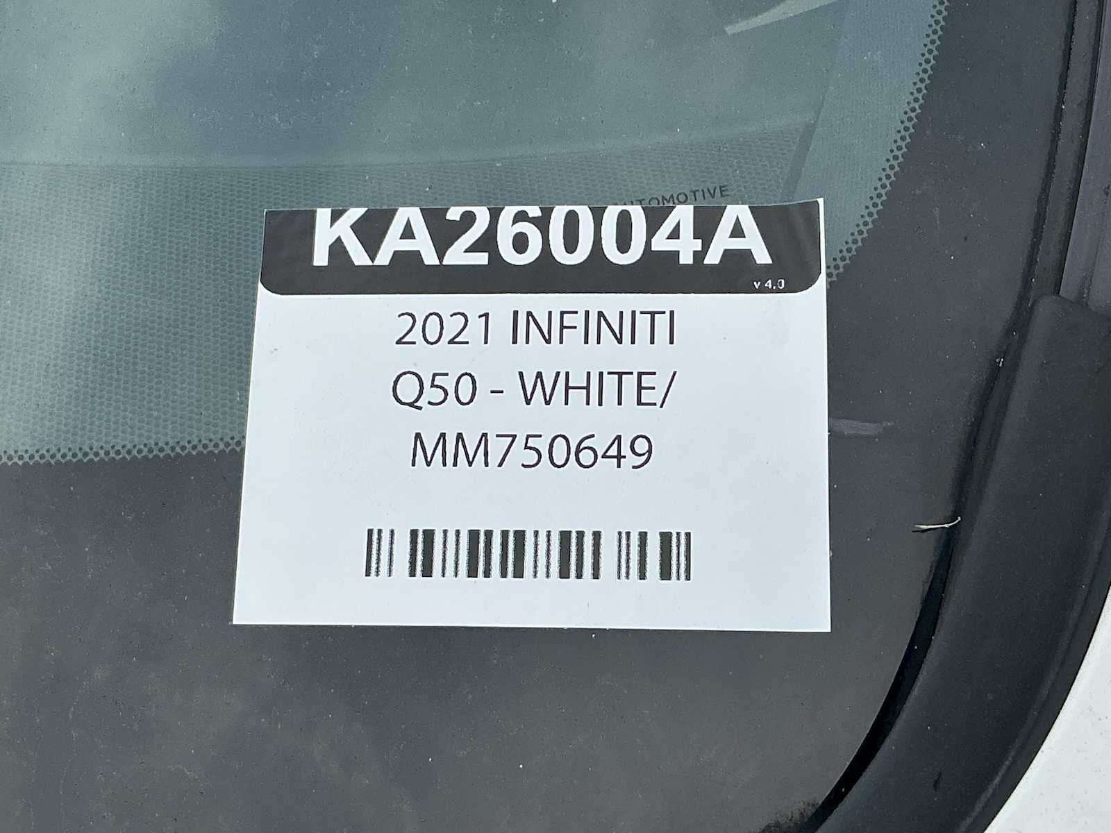Used 2021 Majestic White INFINITI 3.0t SENSORY image 32
