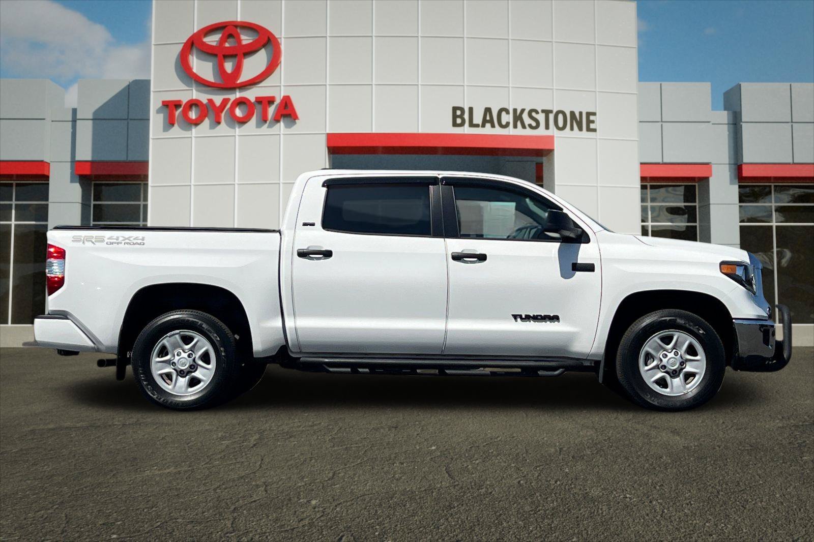 Certified Used 2021 Super White Toyota SR5 image 2