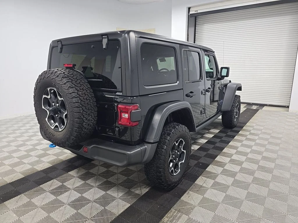 Used 2023 Black Jeep Rubicon 4xe image 2
