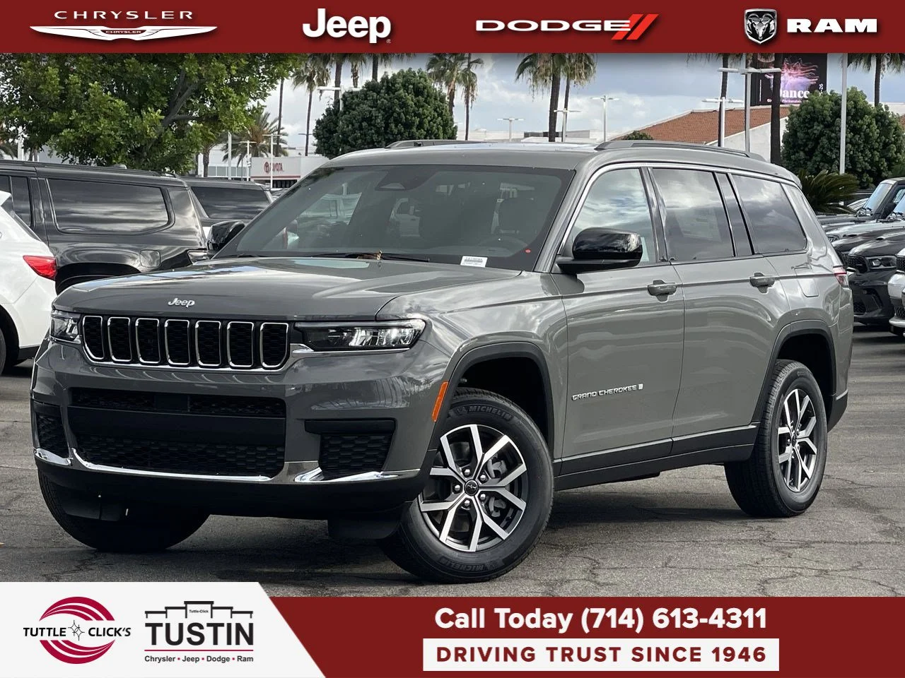 New 2027 Sting-Gray Clear-Coat Paint Jeep Laredo X image 1