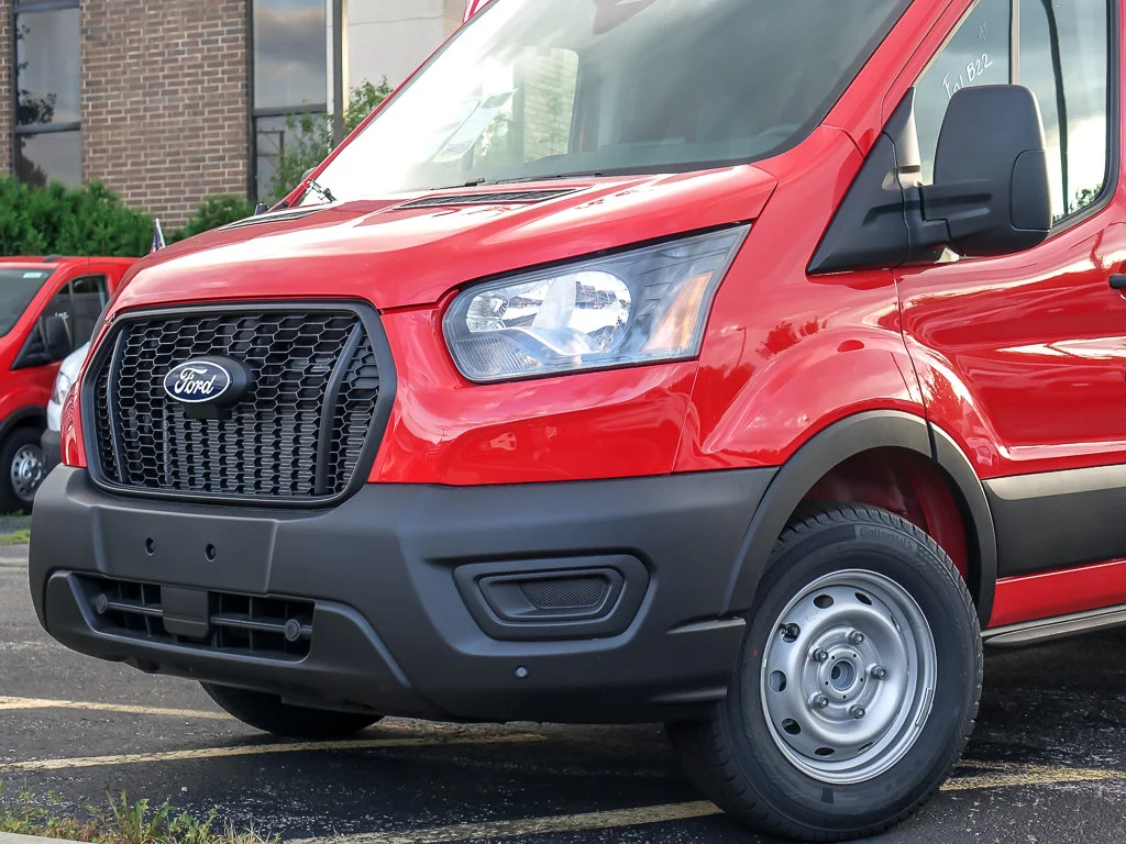 New 2026 Race Red Ford Cargo Van image 1
