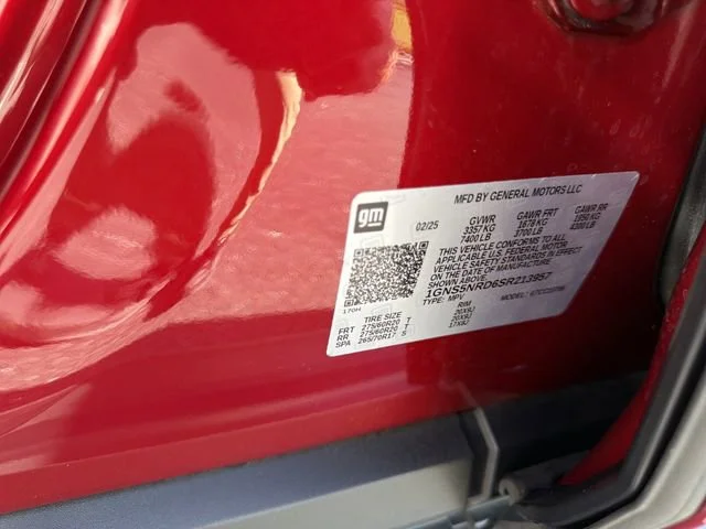 Used 2025 Radiant Red Tintcoat Chevrolet LT image 37