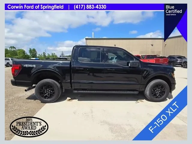 Used 2024 Agate Black Metallic Ford XLT image 1