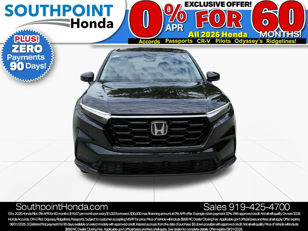 New 2026 Crystal Black Pearl Honda EX-L image 2