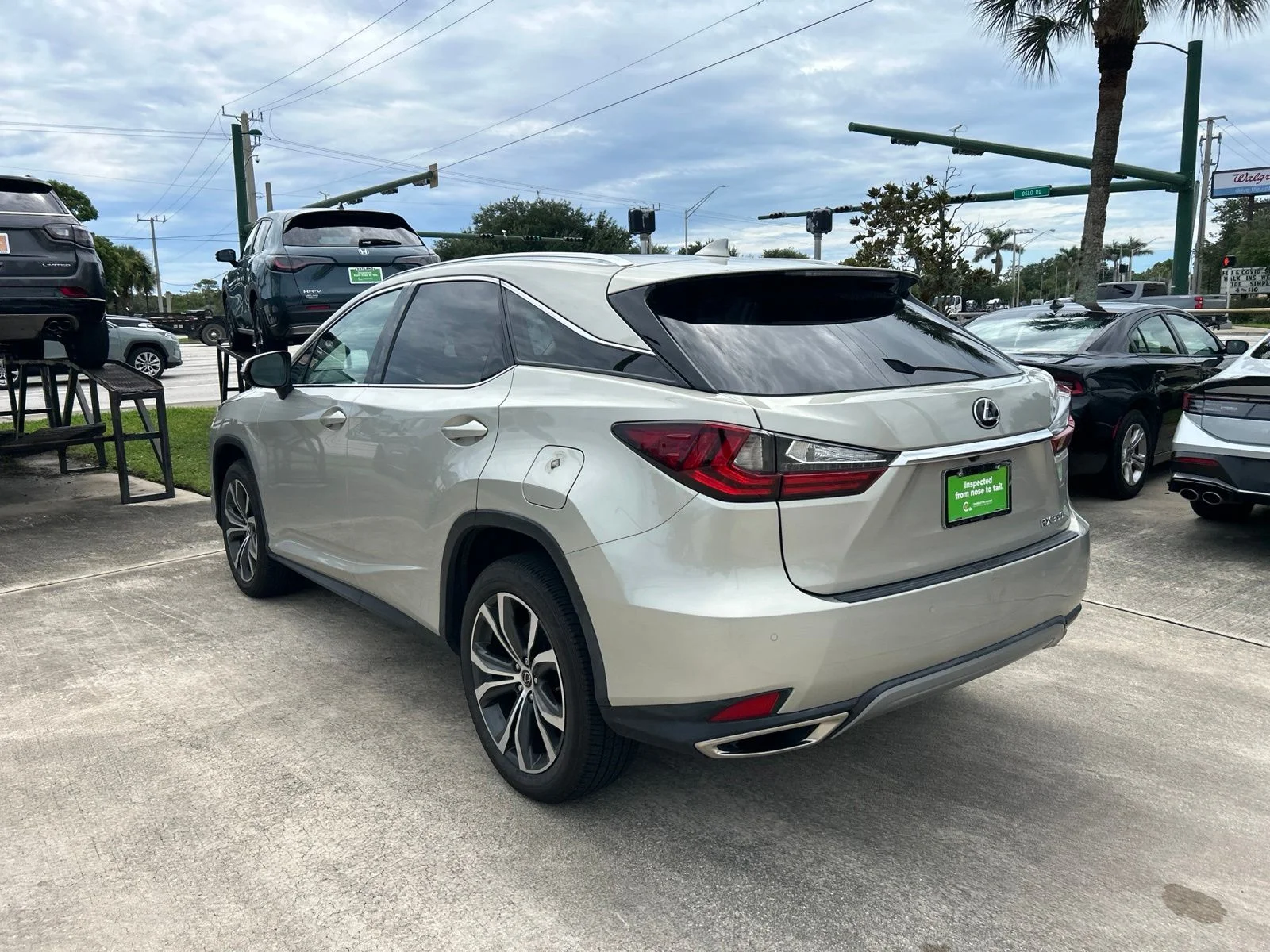 Used 2021 Beige Metallic Lexus 350 image 3