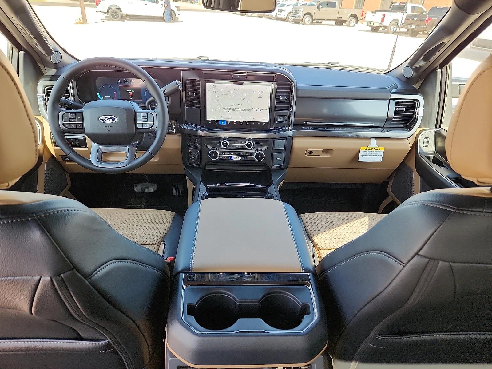 New 2026 Star White Metallic Tri-Coat Ford LARIAT image 13
