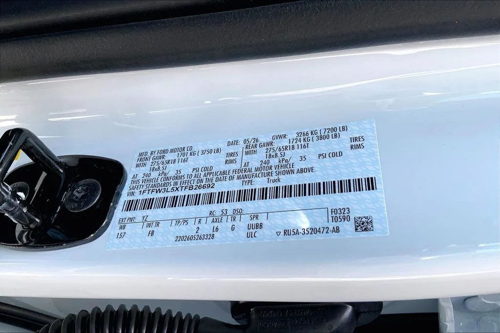 New 2026 White Ford XLT image 14
