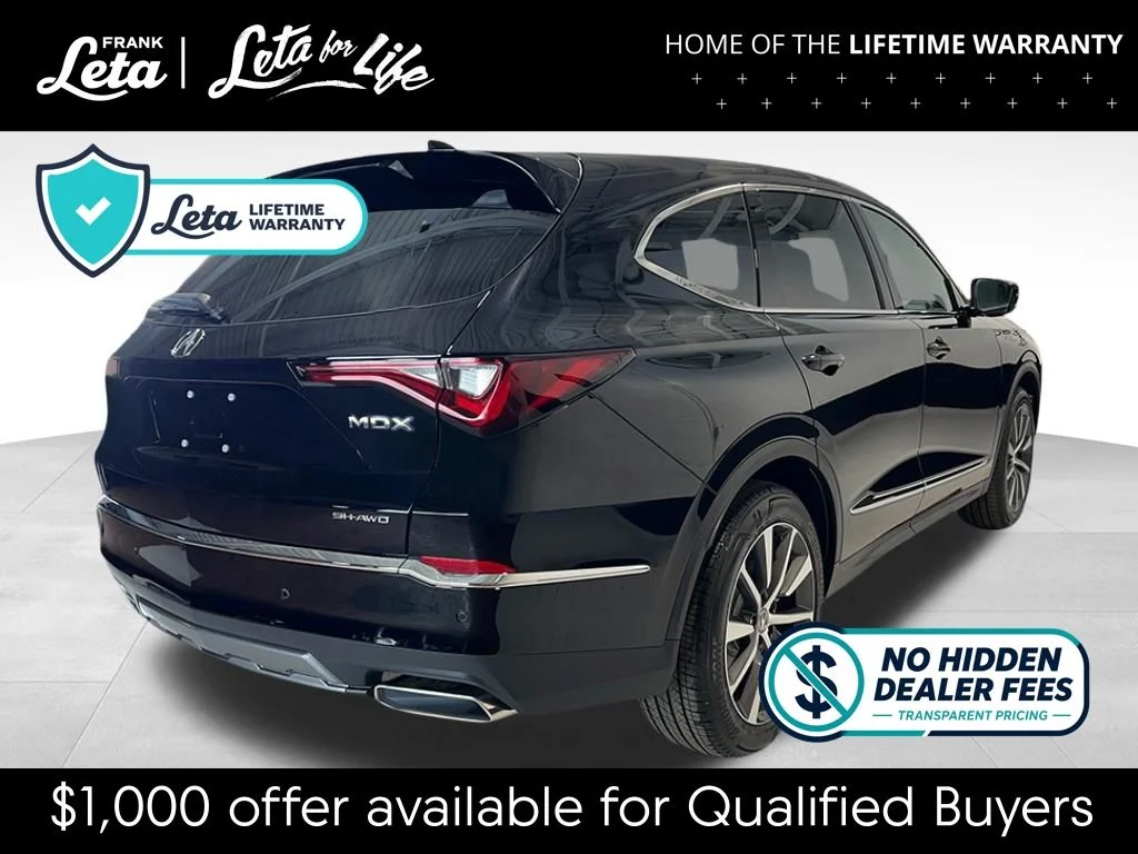 New 2026 Majestic Black Pearl Acura Technology Package image 8