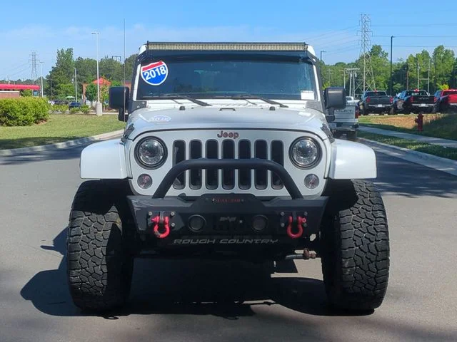 Used 2018 White Jeep Unlimited Sahara image 16