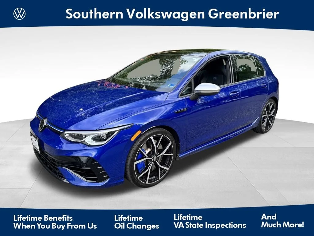 Used 2023 Blue Volkswagen 2.0T image 1
