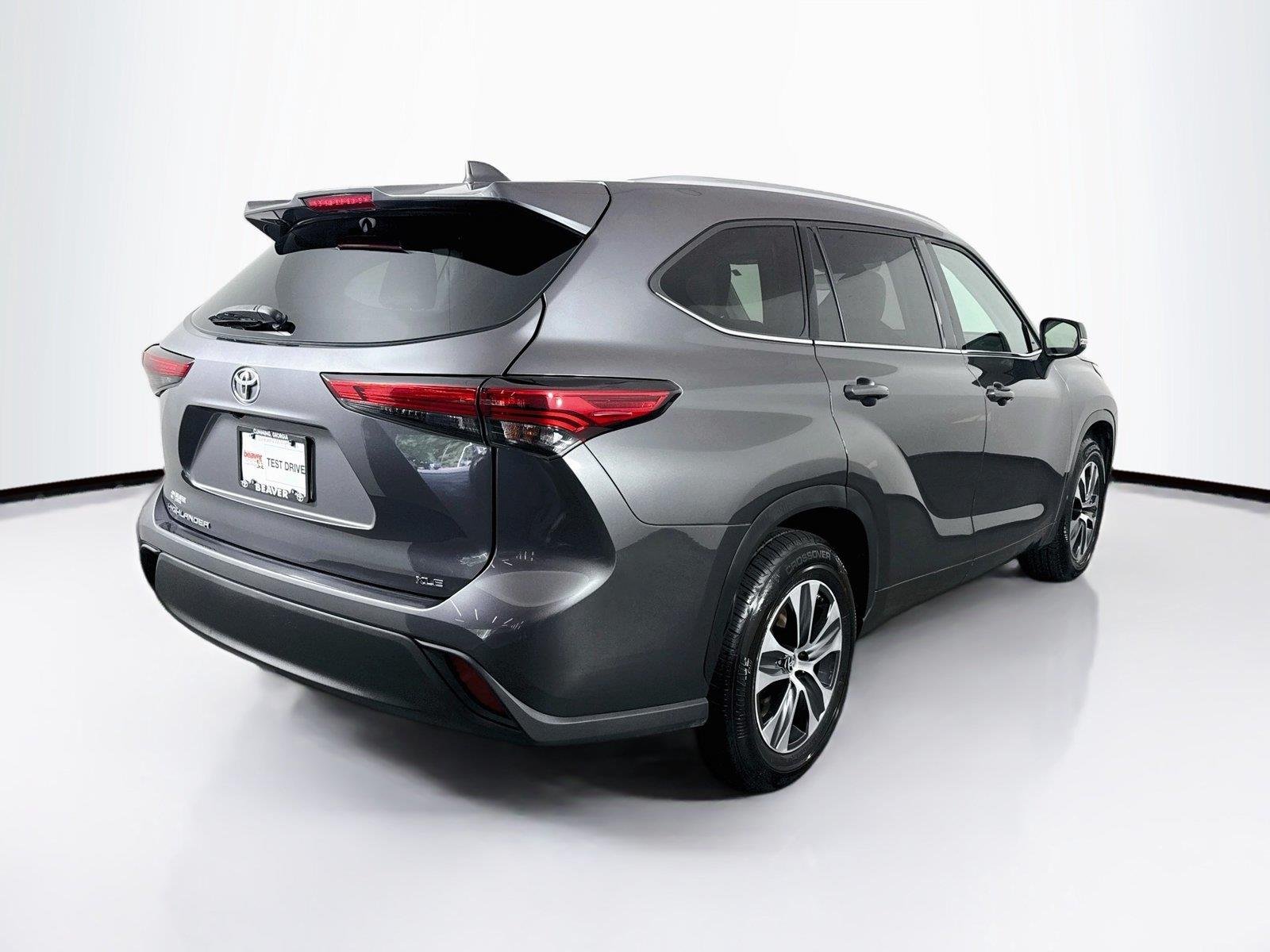 Certified Used 2021 Magnetic Gray Metallic Toyota XLE image 2