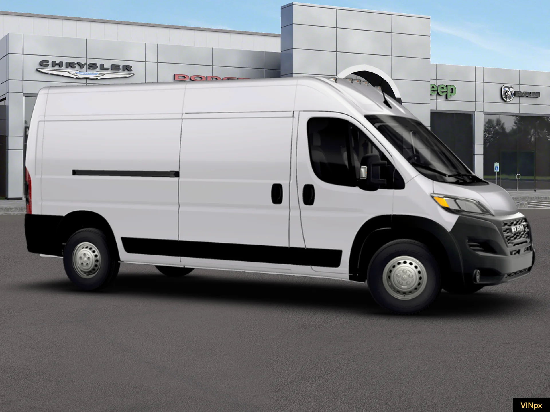 New 2026 Bright White Clear-Coat Exterior Paint Ram Tradesman image 22