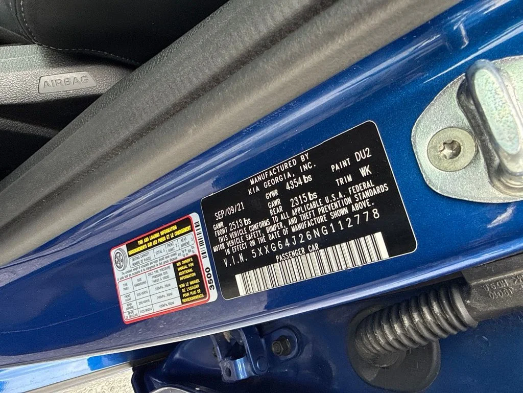 Used 2022 Blue Kia GT-Line image 34