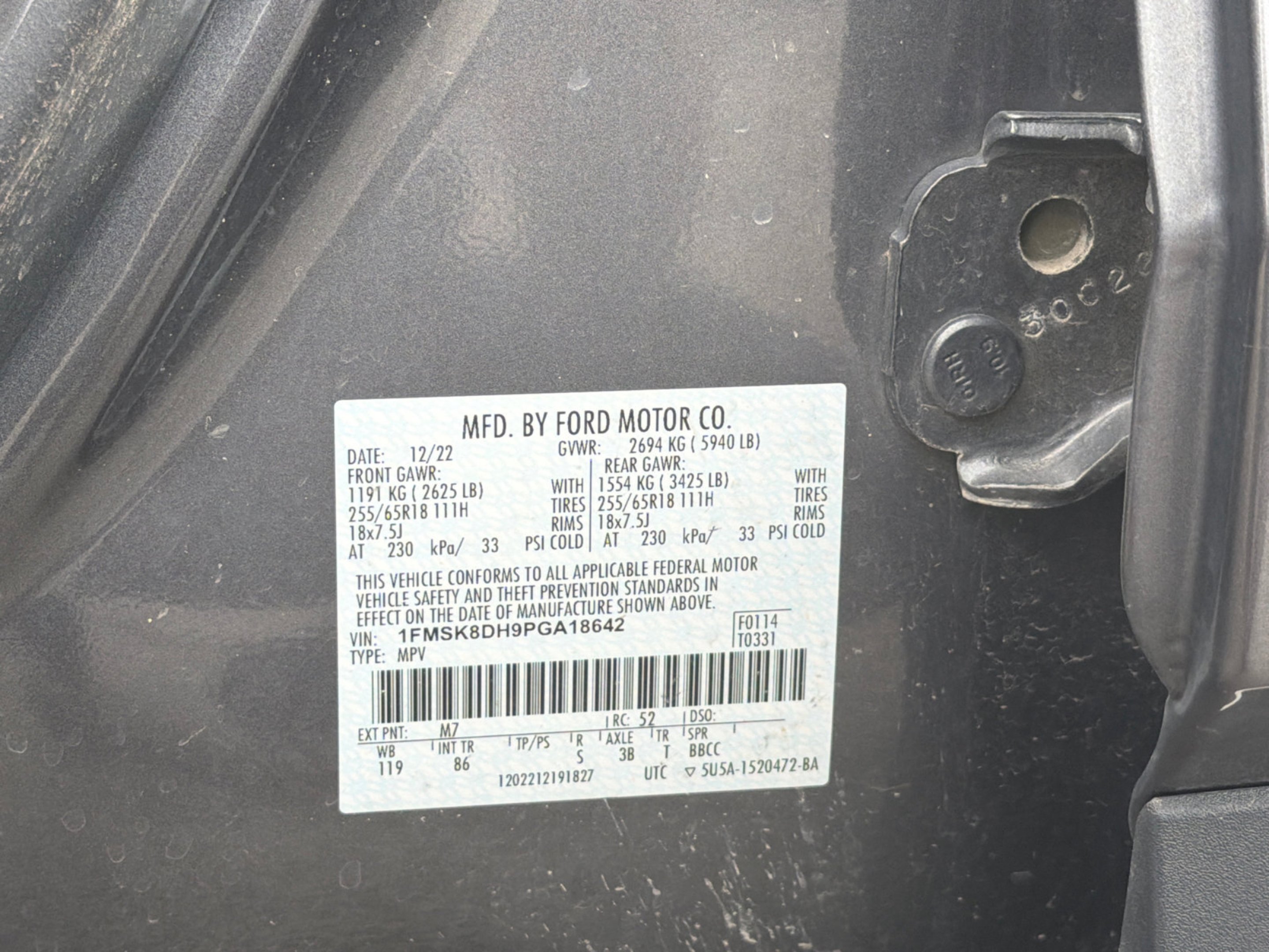 Used 2023 Gray Metallic Ford XLT image 32