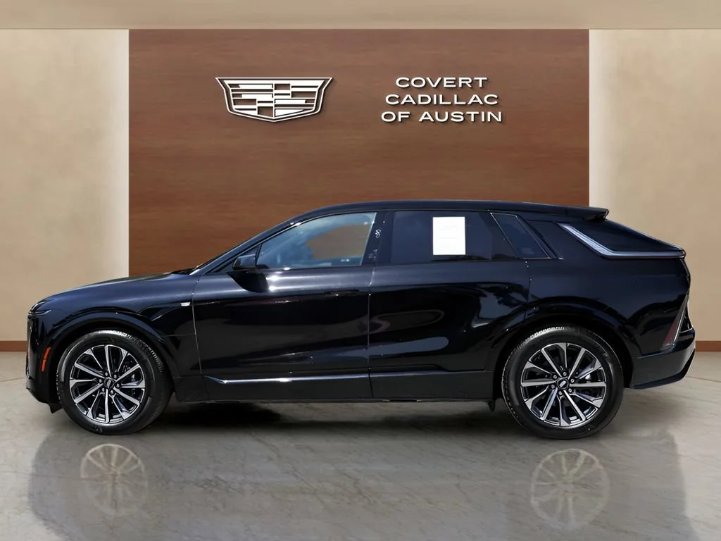 Certified Used 2025 Stellar Black Metallic Cadillac Sport 1 image 2