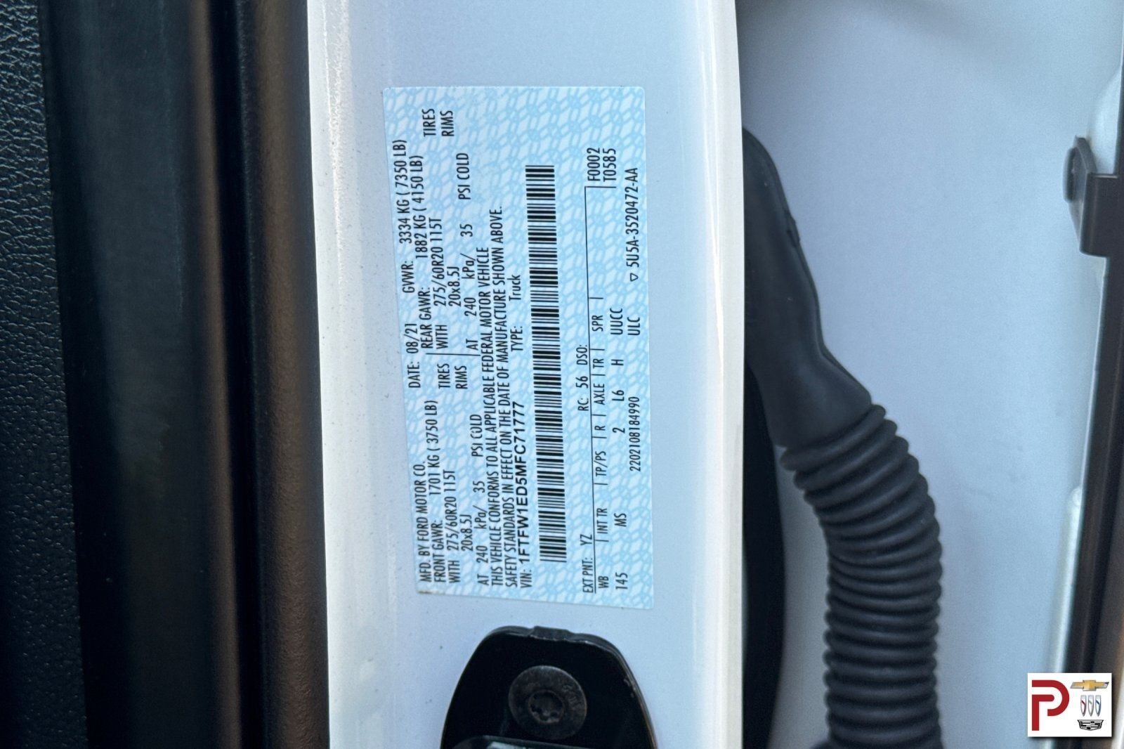 Used 2021 White Ford XLT image 36