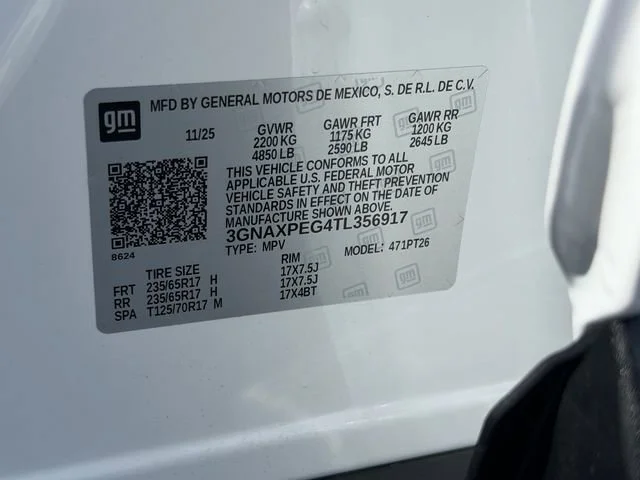 New 2026 Summit White Chevrolet LT image 12