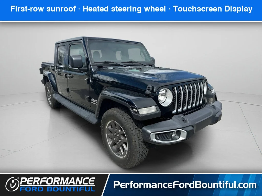 Certified Used 2022 Black Clearcoat Jeep Overland image 1