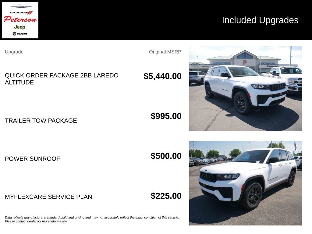 New 2026 Bright White Clear-Coat Exterior Paint Jeep Laredo image 13