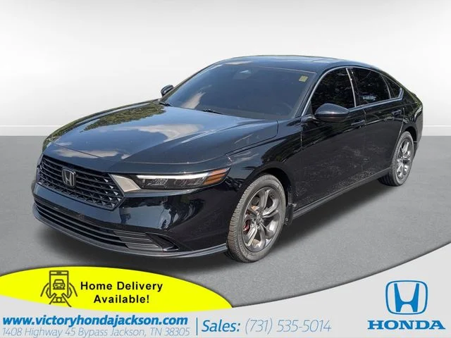 Used 2023 Crystal Black Pearl Honda EX image 1