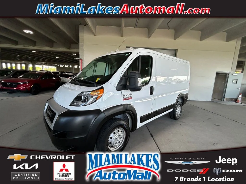 Used 2021 Bright White Clearcoat Ram Low Roof image 1