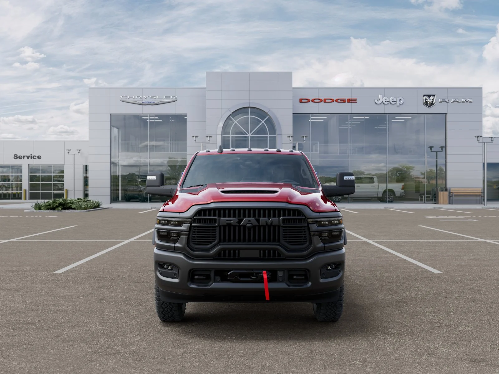 New 2026 Molten Red Pearl-Coat Exterior Paint RAM Power Wagon image 38