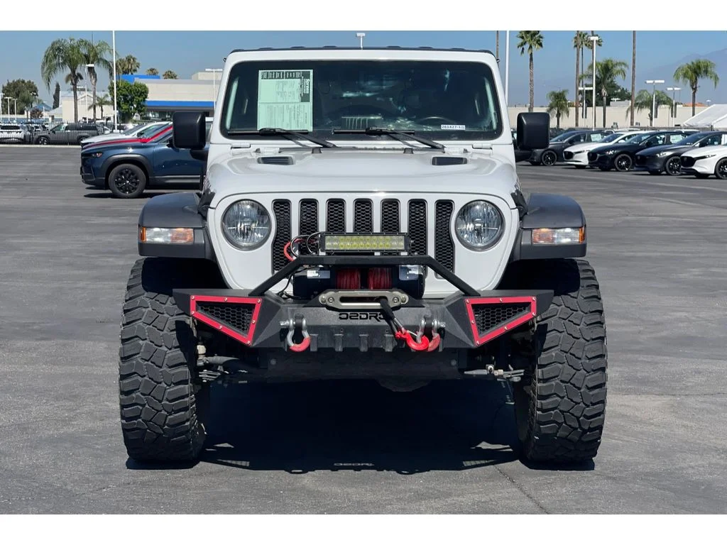Used 2022 Bright White Clearcoat Jeep Unlimited Rubicon image 9